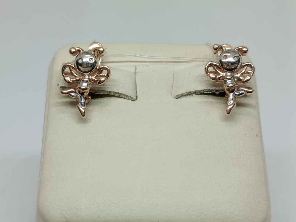 СЕРЬГИ БЕЗ КАМНЯ (Au 585)