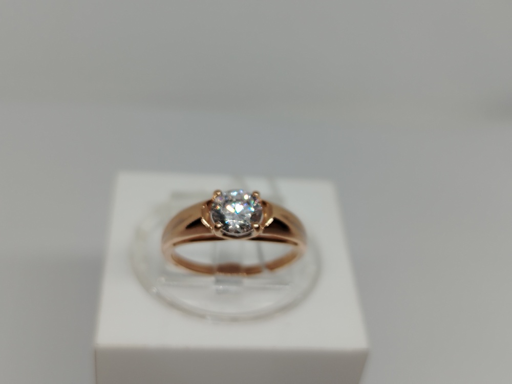 КОЛКМ585 КОЛЬЦО С КАМНЕМ (Au 585)