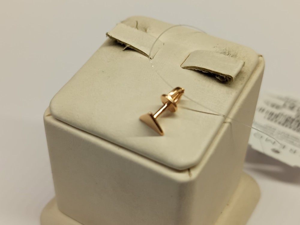 СЕРЬГИ ПУСЕТА без камня (Au 585)