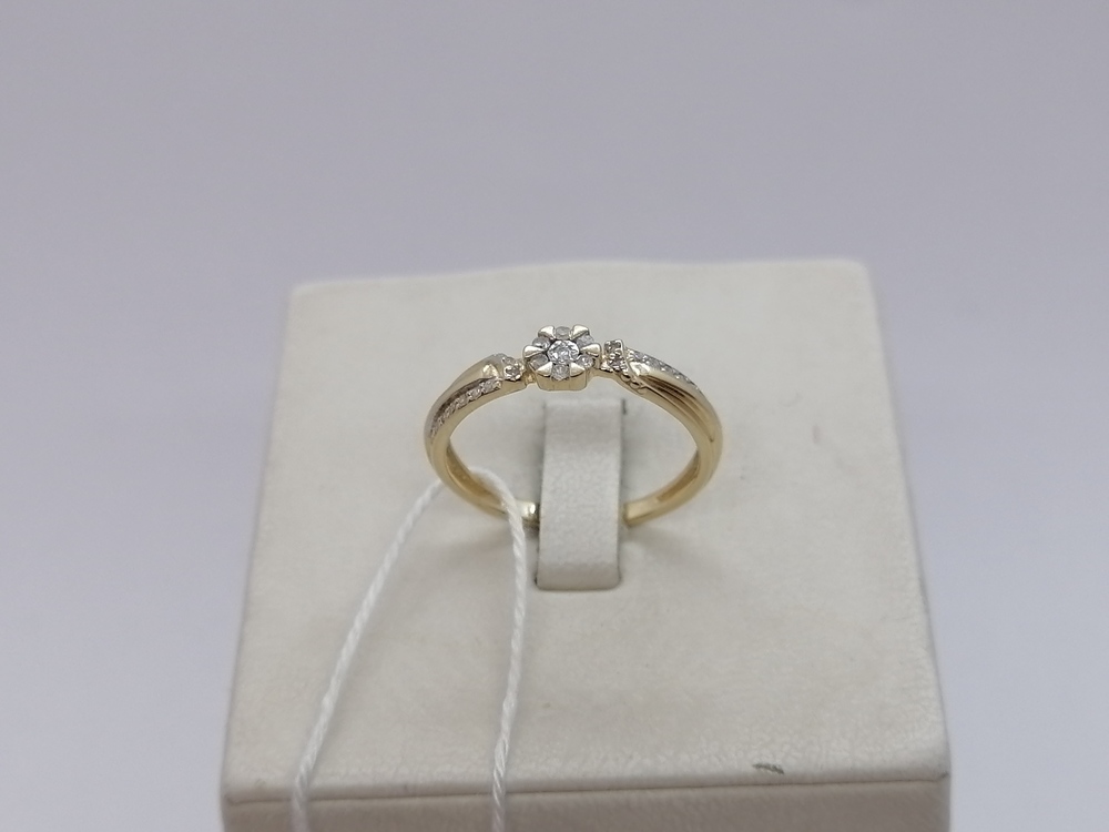 КОЛЬЦО БРИЛЛИАНТ Au 585