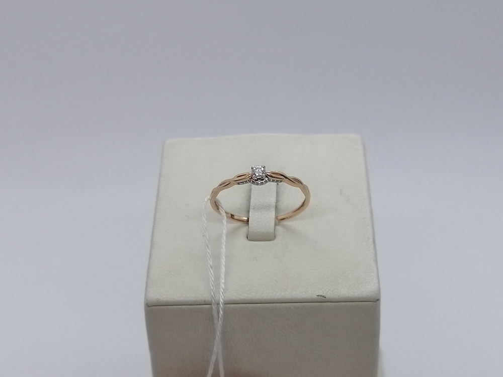 КОЛЬЦО БРИЛЛИАНТ Au 585