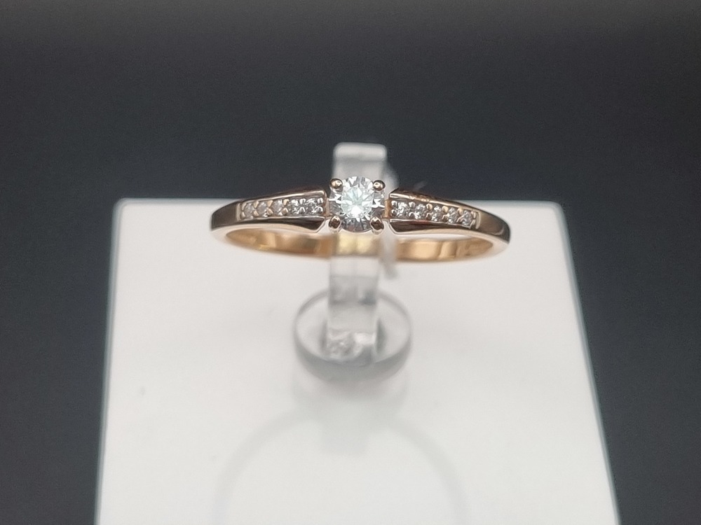 КОЛКМИ585 КОЛЬЦО С КАМНЯМИ (Au 585)