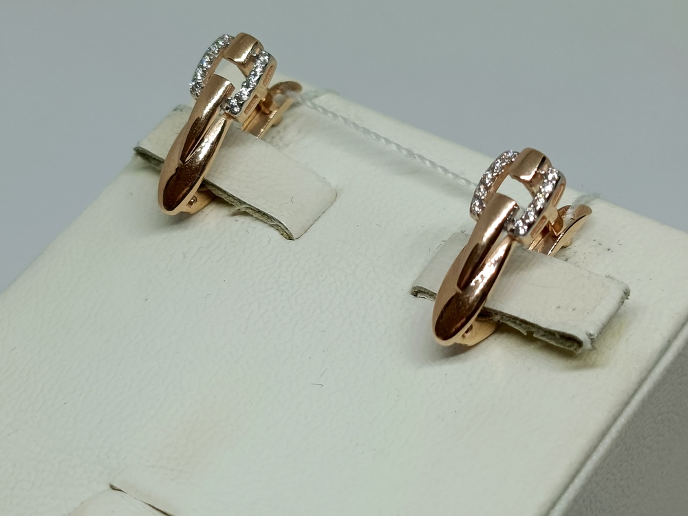 СЕРЬГИ С КАМНЯМИ (Au 585)