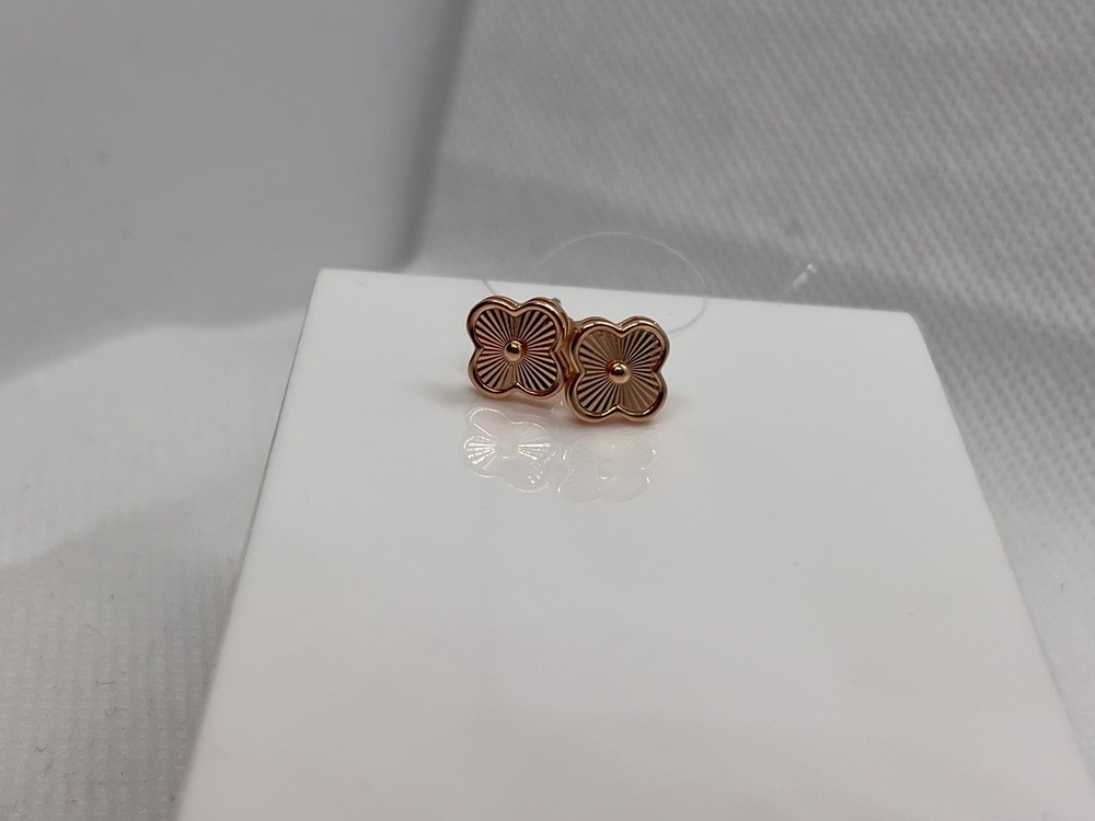 СЕРЬГИ ПУСЕТЫ без камня (Au 585)