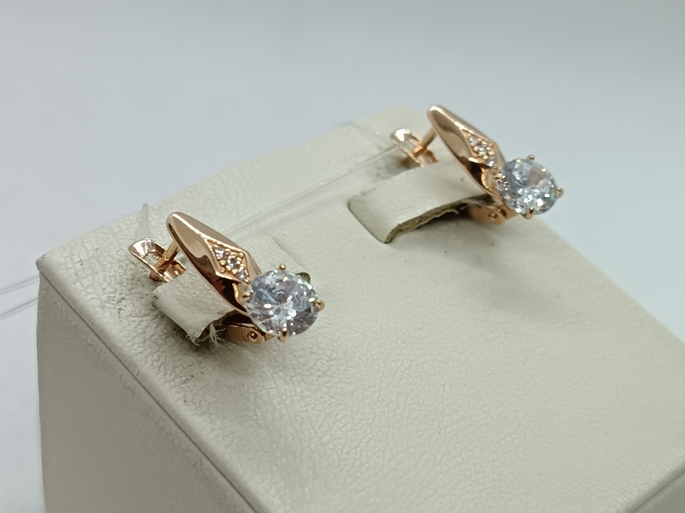 СЕРЬГИ С КАМНЯМИ (Au 585)