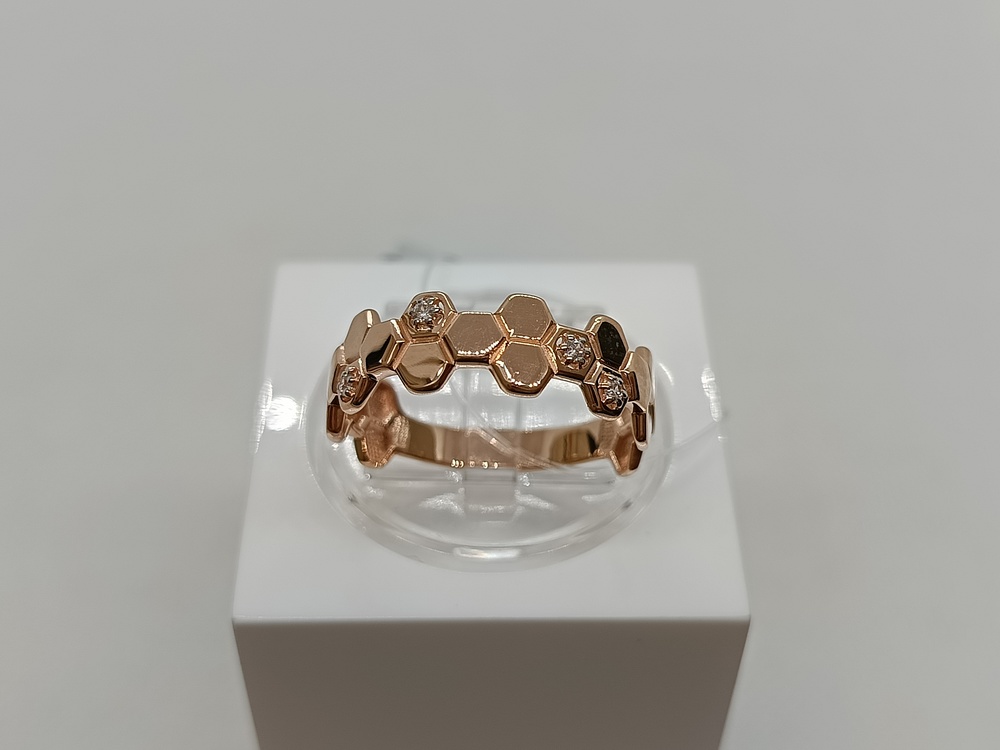 027371-1102 КОЛЬЦО С КАМНЯМИ (Au 585)