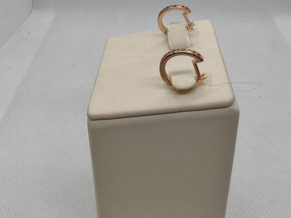 СЕРЬГИ С КАМНЯМИ (Au 585)