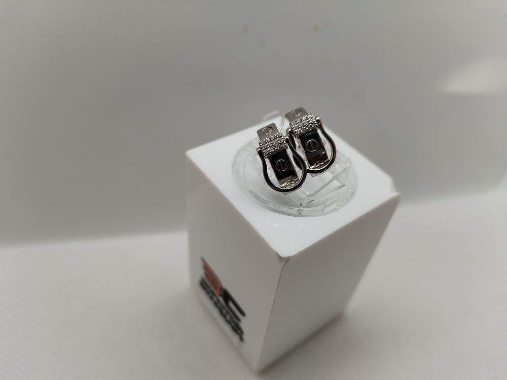 с4758б СЕРЬГИ С КАМНЯМИ (Au 585)