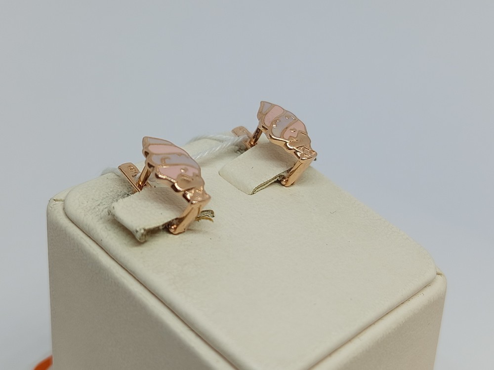СКМИ585 СЕРЬГИ С КАМНЯМИ (Au 585)