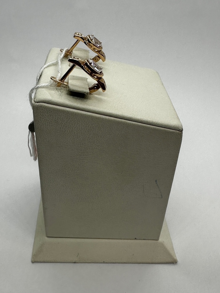 СКМИ585 СЕРЬГИ С КАМНЯМИ (Au 585)