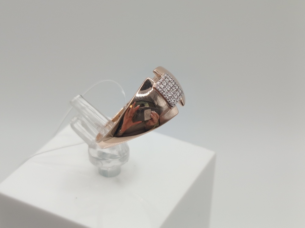 КОЛЬЦО С КАМНЯМИ (Au 585)