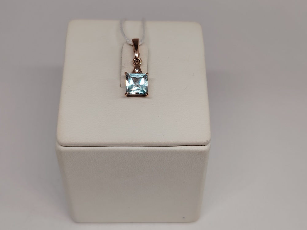 ПОДКМИ585 ПОДВЕСКА С КАМНЯМИ (Au 585)