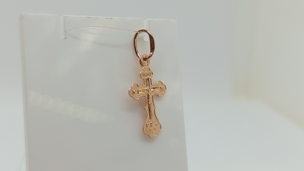 ПОДВЕСКА КРЕСТ (Au 585)