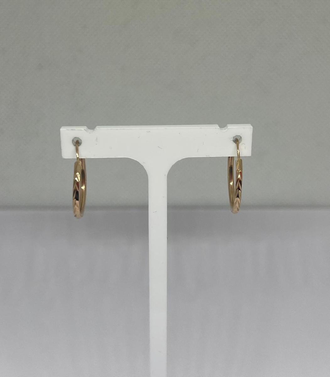 СБКМ585 СЕРЬГИ БЕЗ КАМНЯ (Au 585)