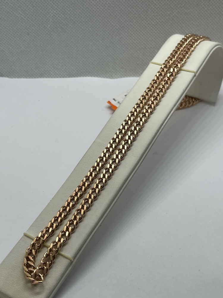 ЦЕПЬ ПУСТОТЕЛАЯ Ромб двойной (Au 585)