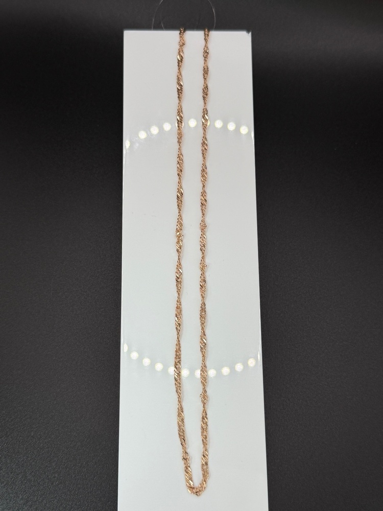 ЦЕПЬ ПУСТОТЕЛАЯ Сингапур (Au 585)