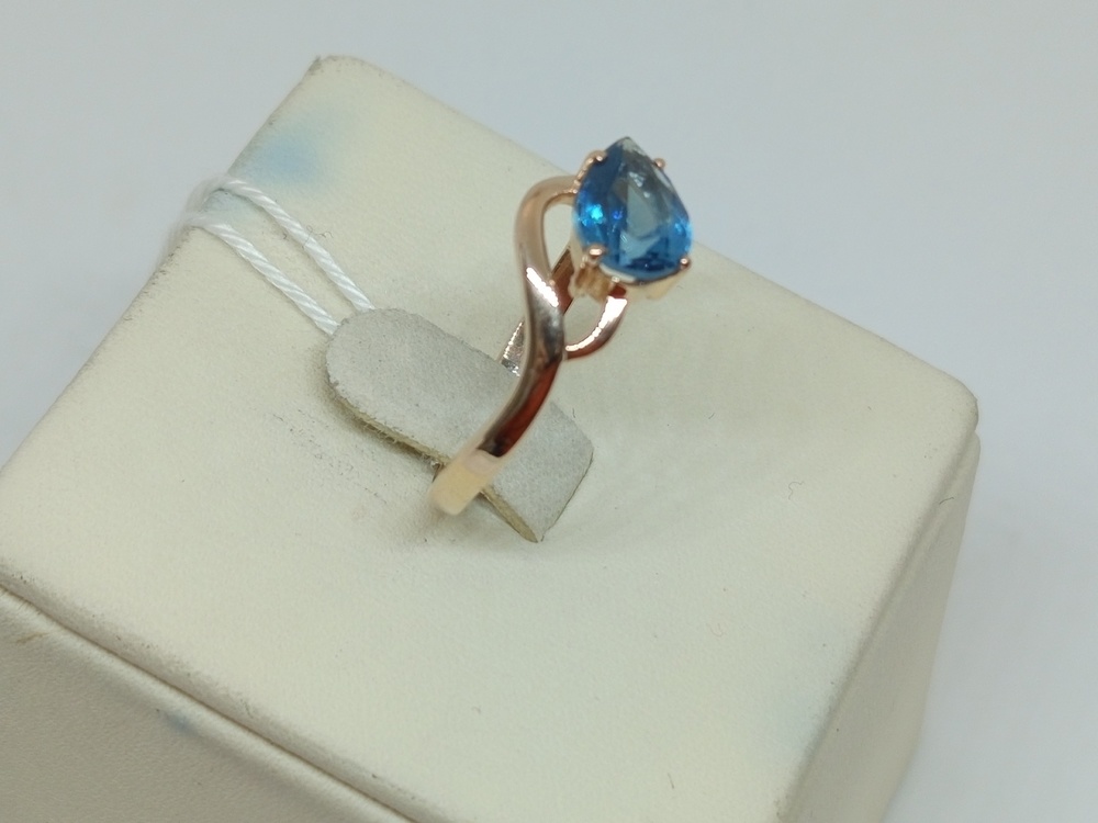 КОЛКМ585 КОЛЬЦО С КАМНЕМ (Au 585) КОЛКМ585 КОЛЬЦО С КАМНЕМ (Au 585)