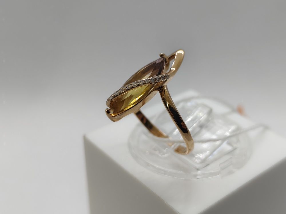 КОЛКМИ585 КОЛЬЦО С КАМНЯМИ (Au 585)