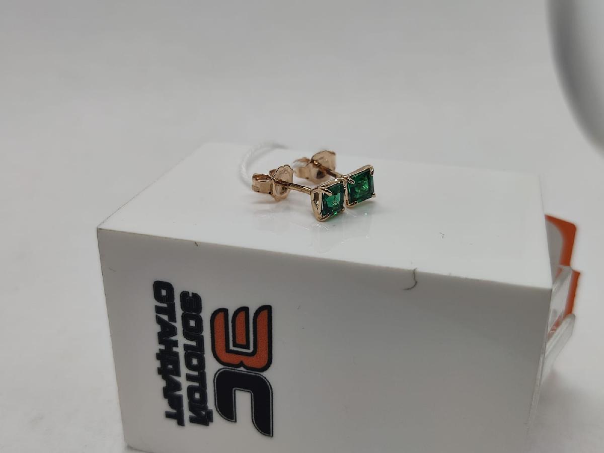 СГВЗ585 СЕРЬГИ ГВОЗДИКИ (Au 585)