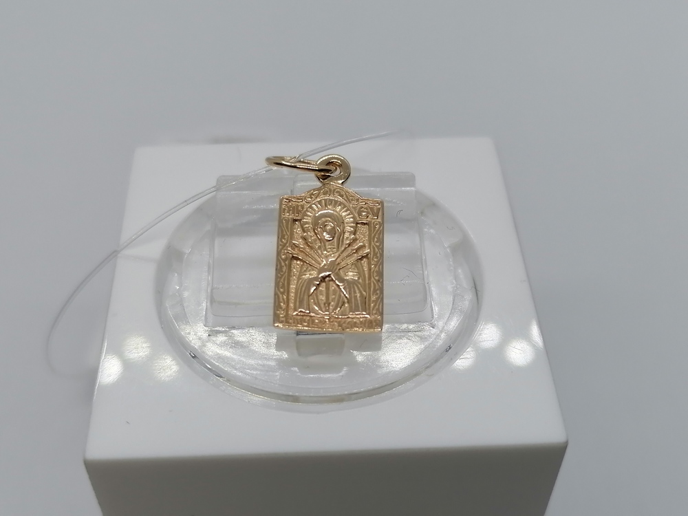 03-0132 ПОДВЕСКА ИКОНА без камня (Au 585)