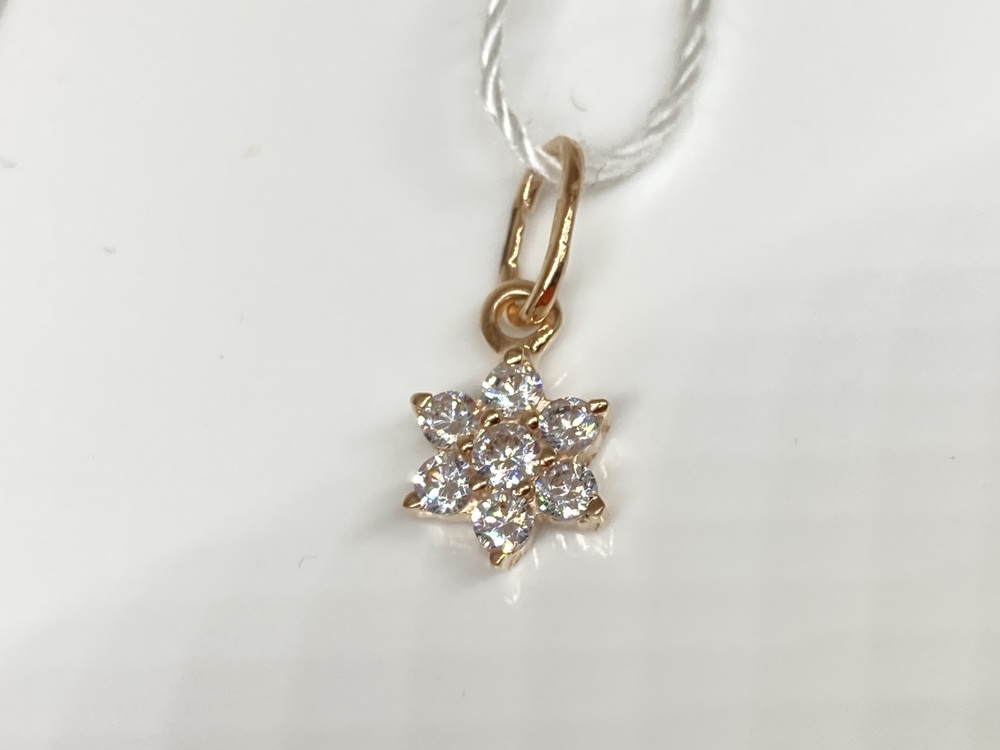 ПОДВЕСКА С КАМНЯМИ (Au 585)