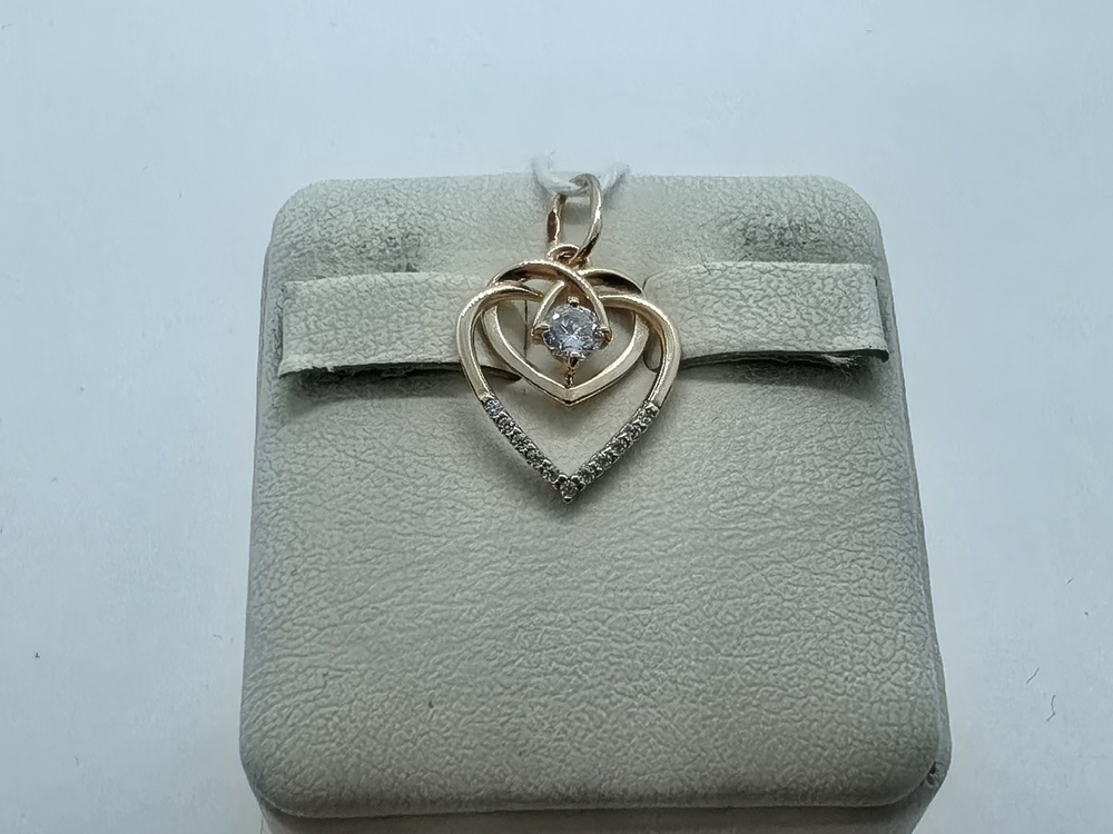 ПОДКМИ585 ПОДВЕСКА С КАМНЯМИ (Au 585)