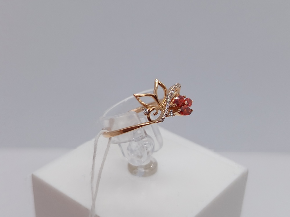 КОЛКМИ585 КОЛЬЦО С КАМНЯМИ (Au 585)