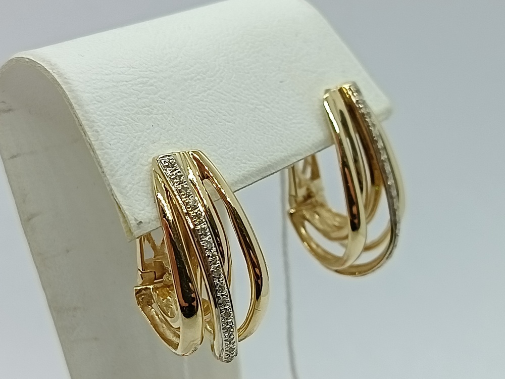 СЕРЬГИ БРИЛЛИАНТ (Au 585)