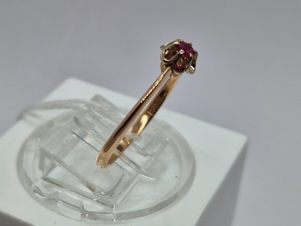 КОЛЬЦО С КАМНЕМ (Au 585)