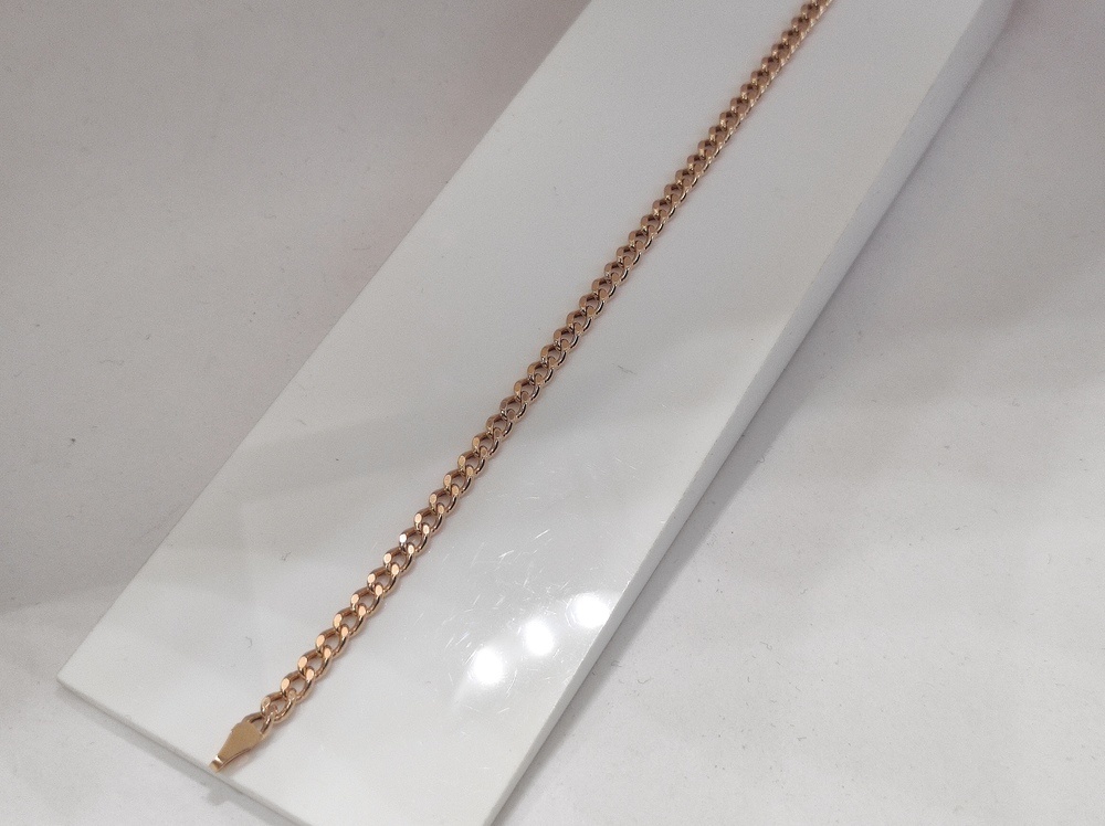 7100002П-20 БРАСЛЕТ ПУСТОТЕЛЫЙ Панцирное (Au 585)