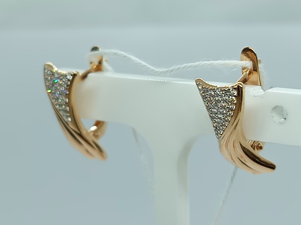 СЕРЬГИ С КАМНЯМИ (Au 585)