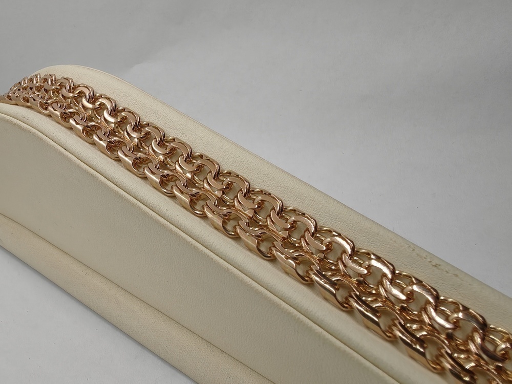 ЦЛБС585 ЦЕПЬ ПОЛНОВЕСНАЯ Бисмарк (Au 585) ЦЛБС585 ЦЕПЬ ПОЛНОВЕСНАЯ Бисмарк (Au 585)