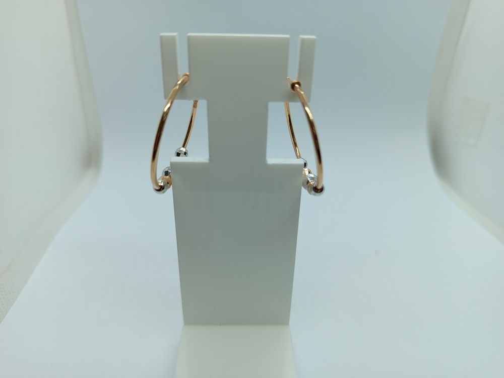 СЕРЬГИ КОНГО без камня (Au 585)