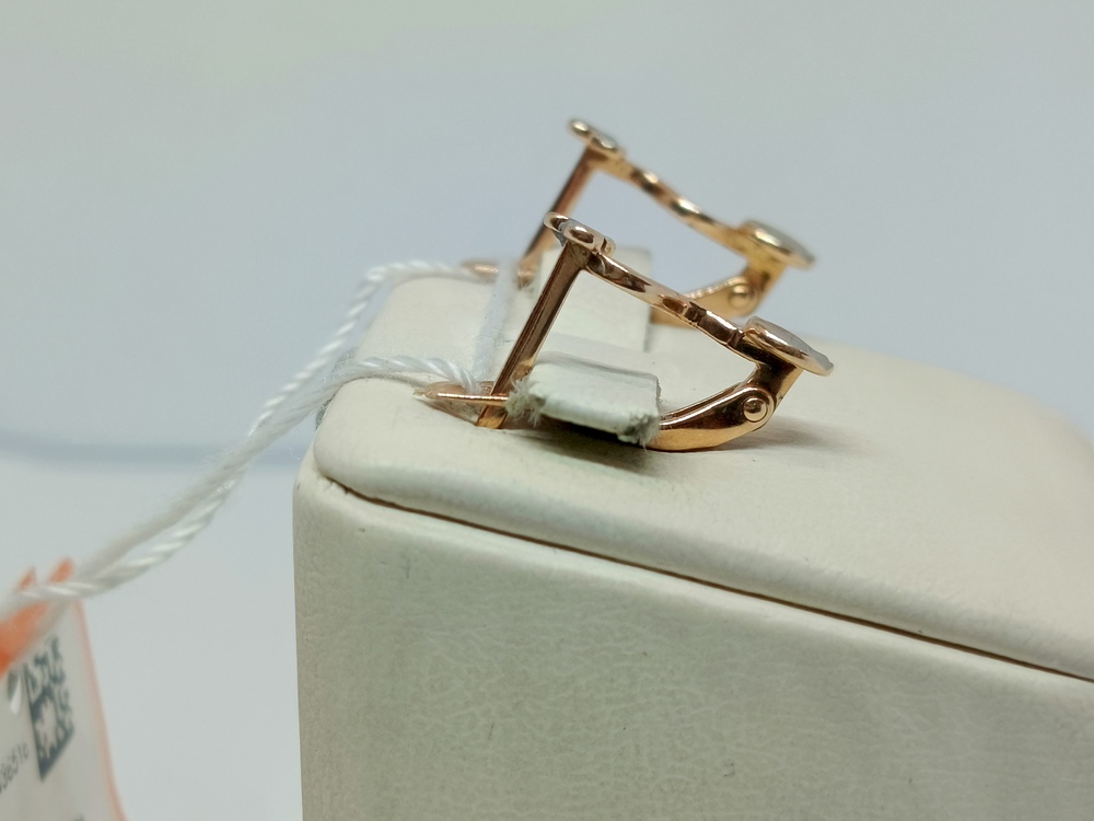 СБКМ585 СЕРЬГИ БЕЗ КАМНЯ (Au 585)