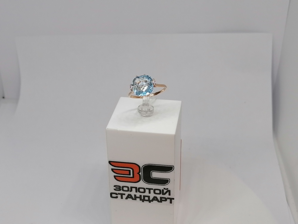 КОЛЬЦО С КАМНЯМИ (Au 585)