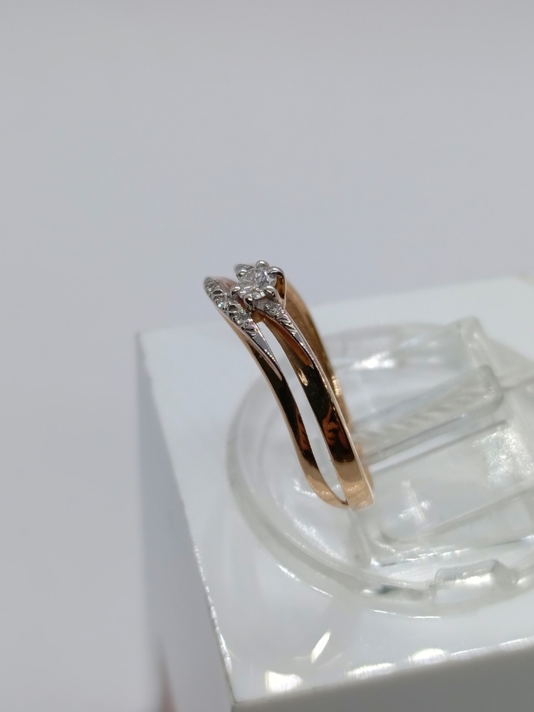 КОЛЬЦО БРИЛЛИАНТ Au 585