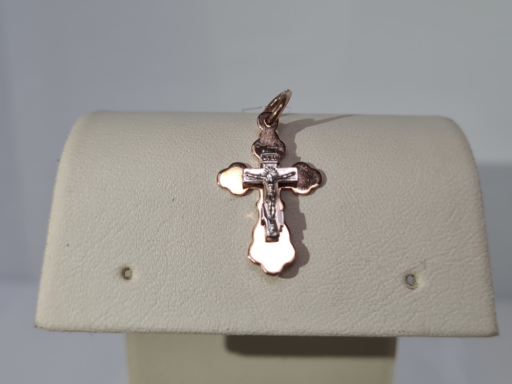 810-00328-10-00-00-00 ПОДВЕСКА КРЕСТ (Au 585)