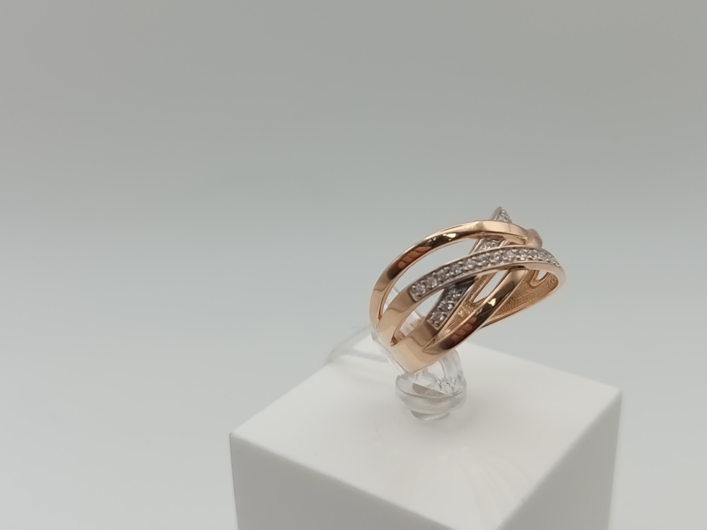 КОЛКМИ585 КОЛЬЦО С КАМНЯМИ (Au 585)