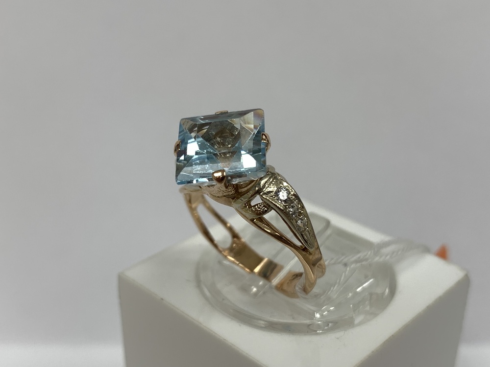 КОЛКМИ585 КОЛЬЦО С КАМНЯМИ (Au 585)