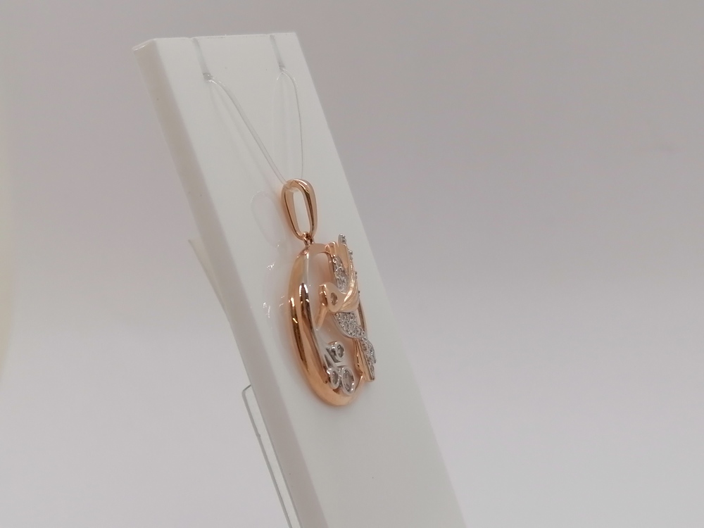 ПОДВЕСКА С КАМНЯМИ (Au 585)