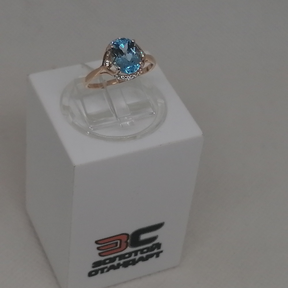 КОЛКМИ585 КОЛЬЦО С КАМНЯМИ (Au 585)