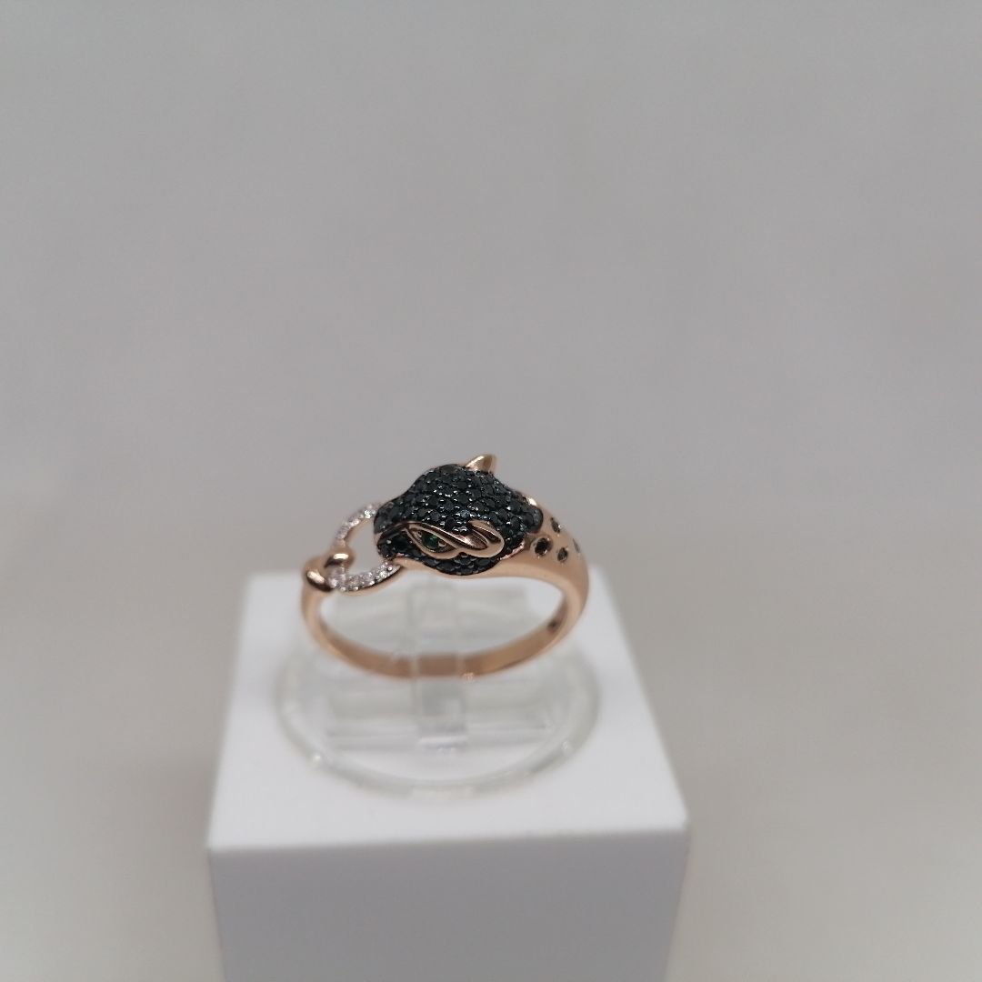 КОЛЬЦО С КАМНЯМИ (Au 585)