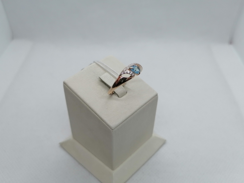 КОЛКМИ585 КОЛЬЦО С КАМНЯМИ (Au 585)