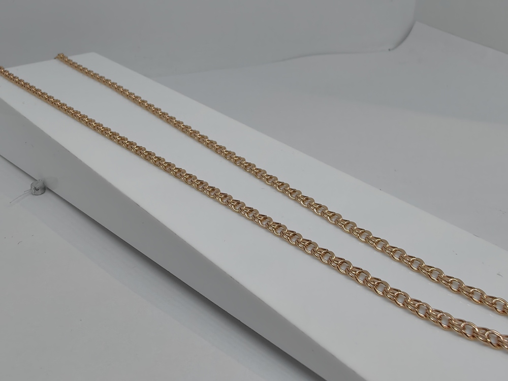 8050200П-50 ЦЕПЬ ПУСТОТЕЛАЯ Бисмарк (Au 585)