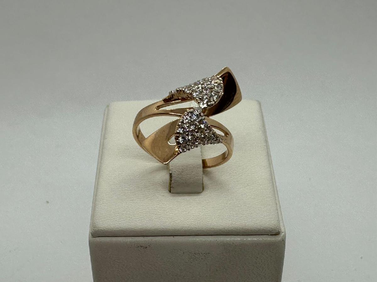 КОЛКМИ585 КОЛЬЦО С КАМНЯМИ (Au 585)