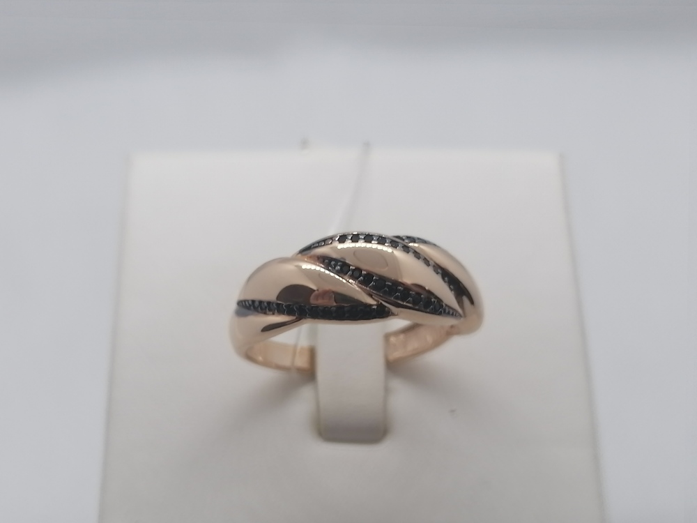 КОЛЬЦО С КАМНЯМИ (Au 585)