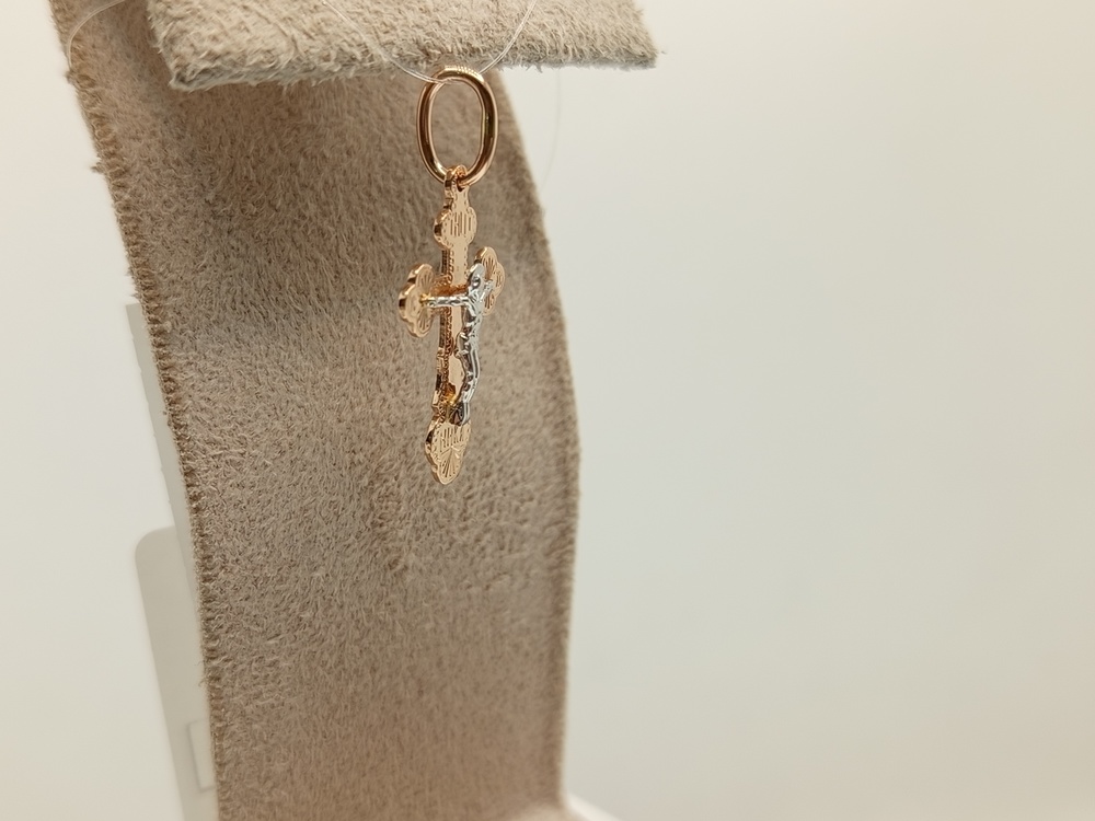 ПОДВЕСКА КРЕСТ (Au 585)