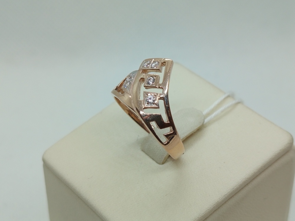 КОЛКМИ585 КОЛЬЦО С КАМНЯМИ (Au 585)