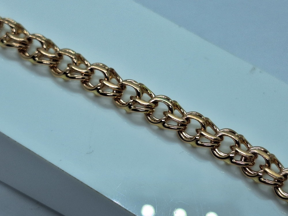 БРАСЛЕТ ПОЛНОВЕСНЫЙ Бисмарк (Au 585)