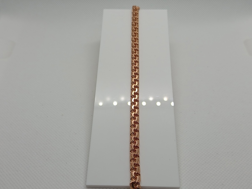 БЛБ585 БРАСЛЕТ ПОЛНОВЕСНЫЙ Бисмарк (Au 585)